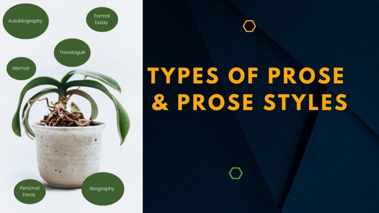 Types of Prose and Prose Styles